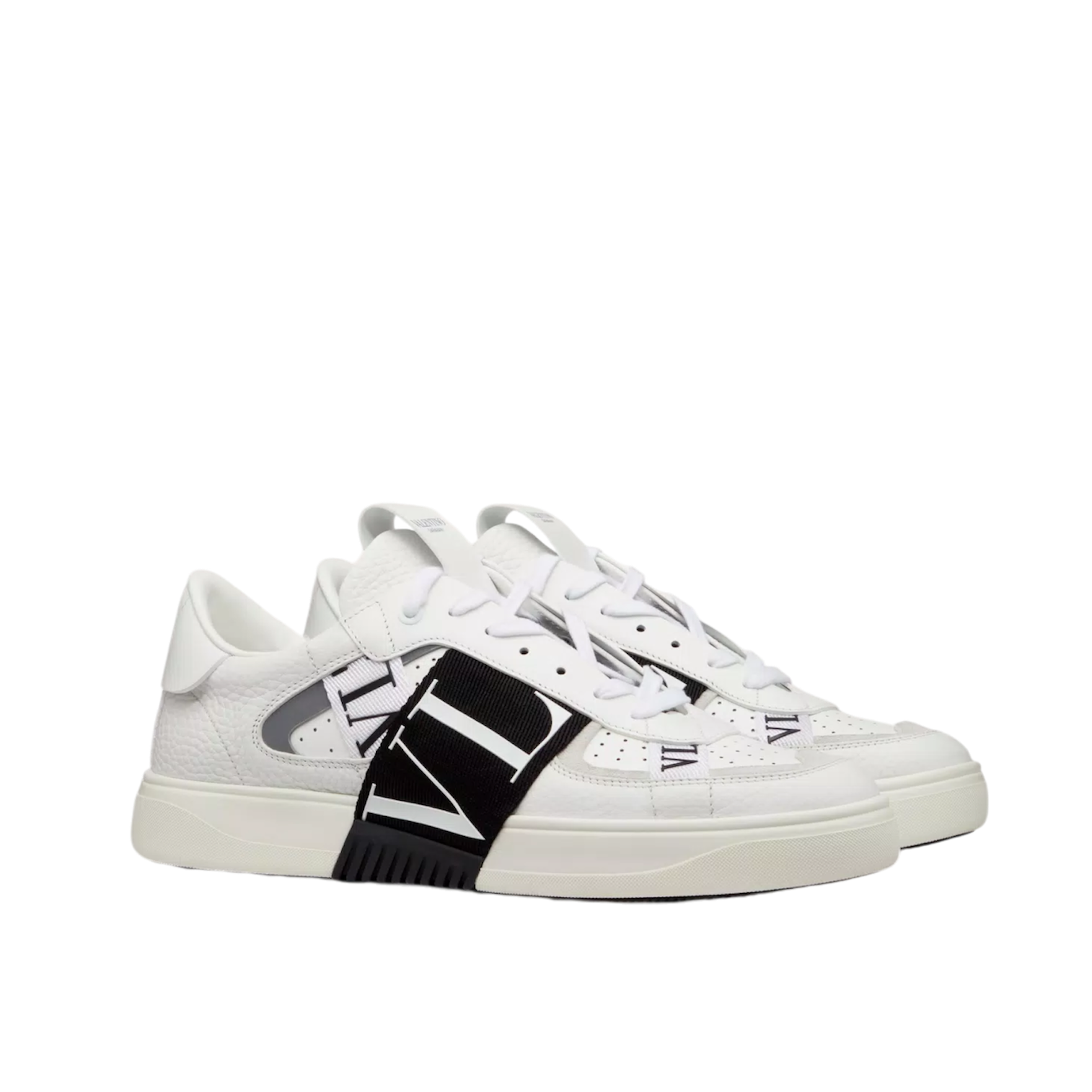 VLT White Leather Shoes