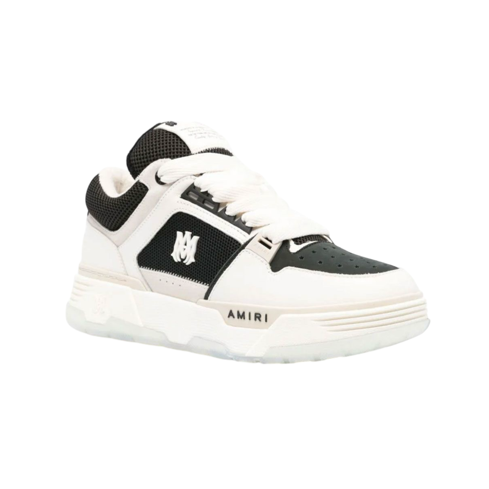 Amiri White/Black Leather Shoes