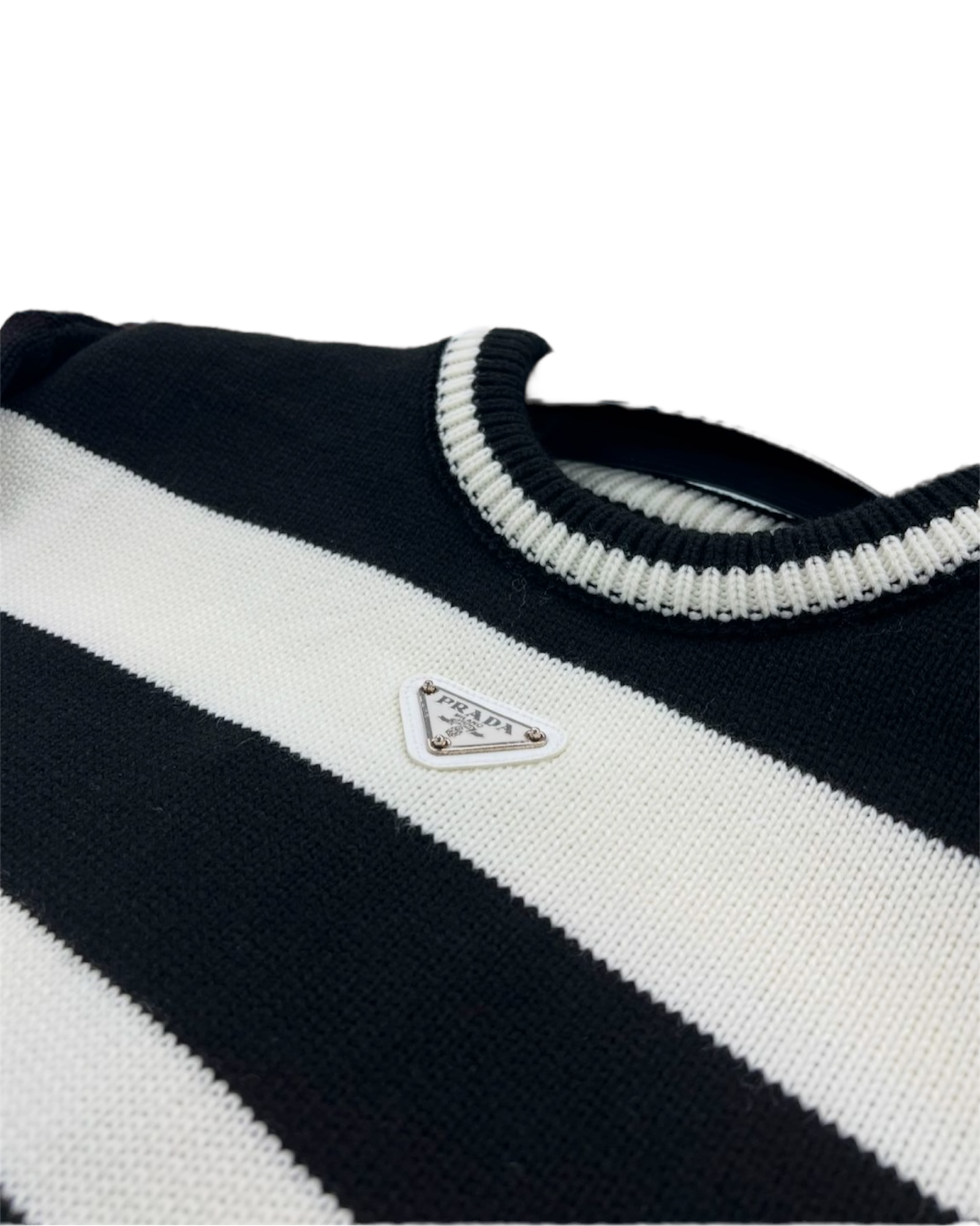 Prada  Black/White Sweater