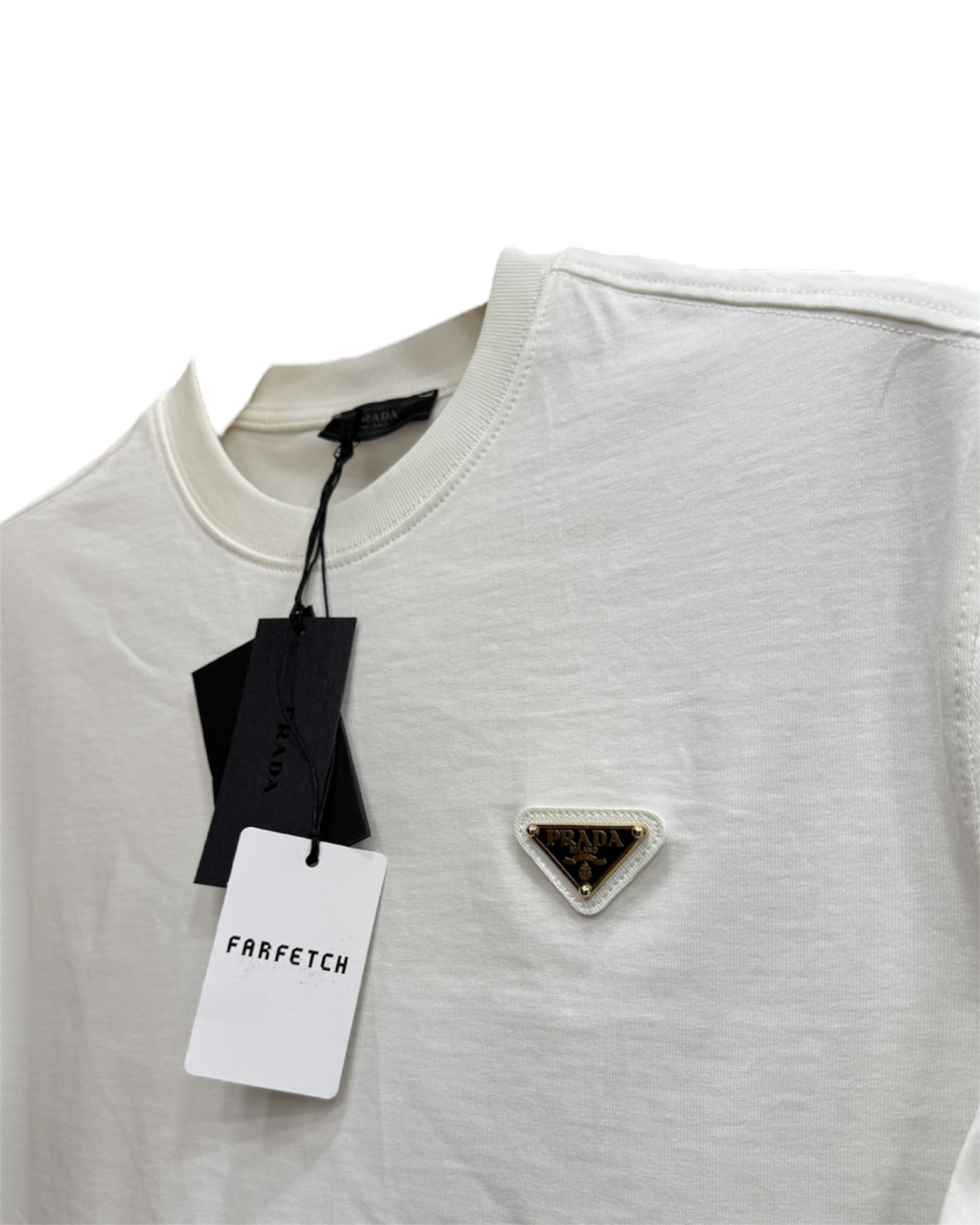 Prada Black And White T-Shirt