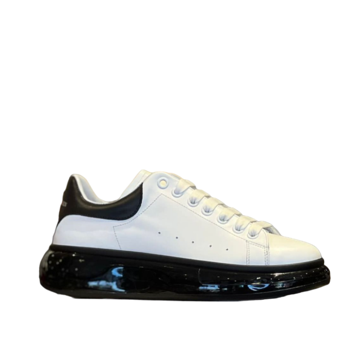 Alexander McQueen White  Leather Shoes