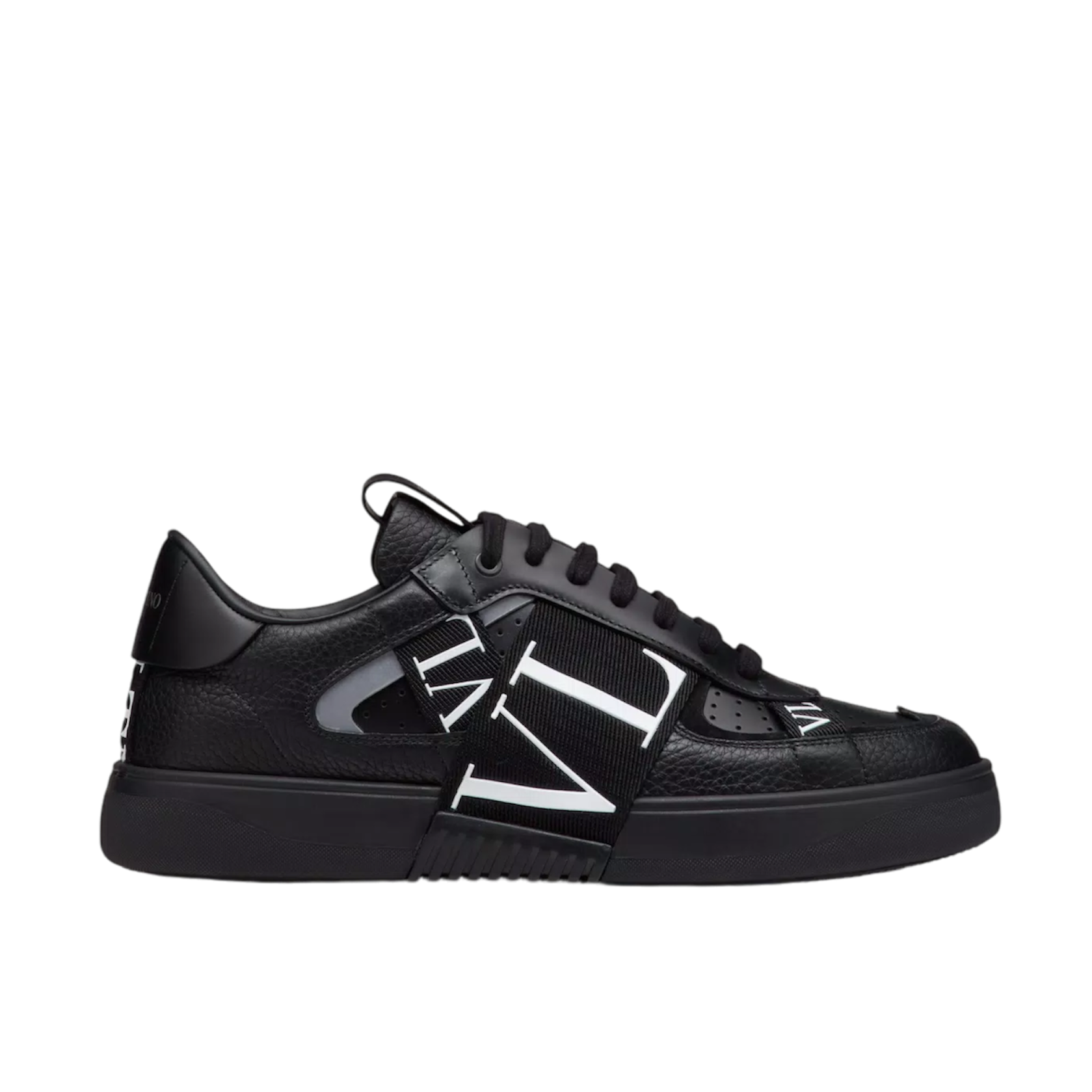 VLT Black Leather Shoes