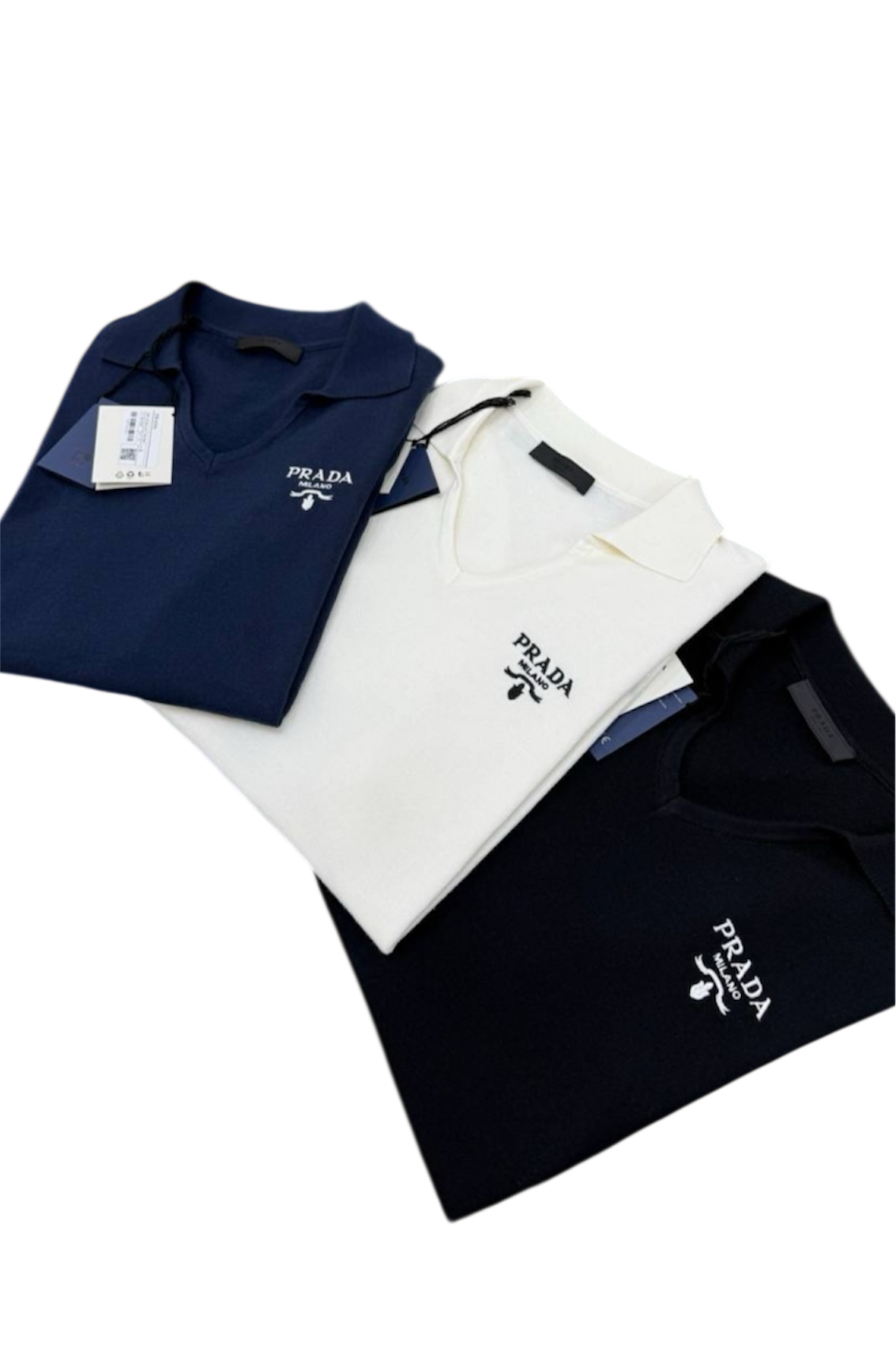 Prada Cashmere Polo Neck Sweater