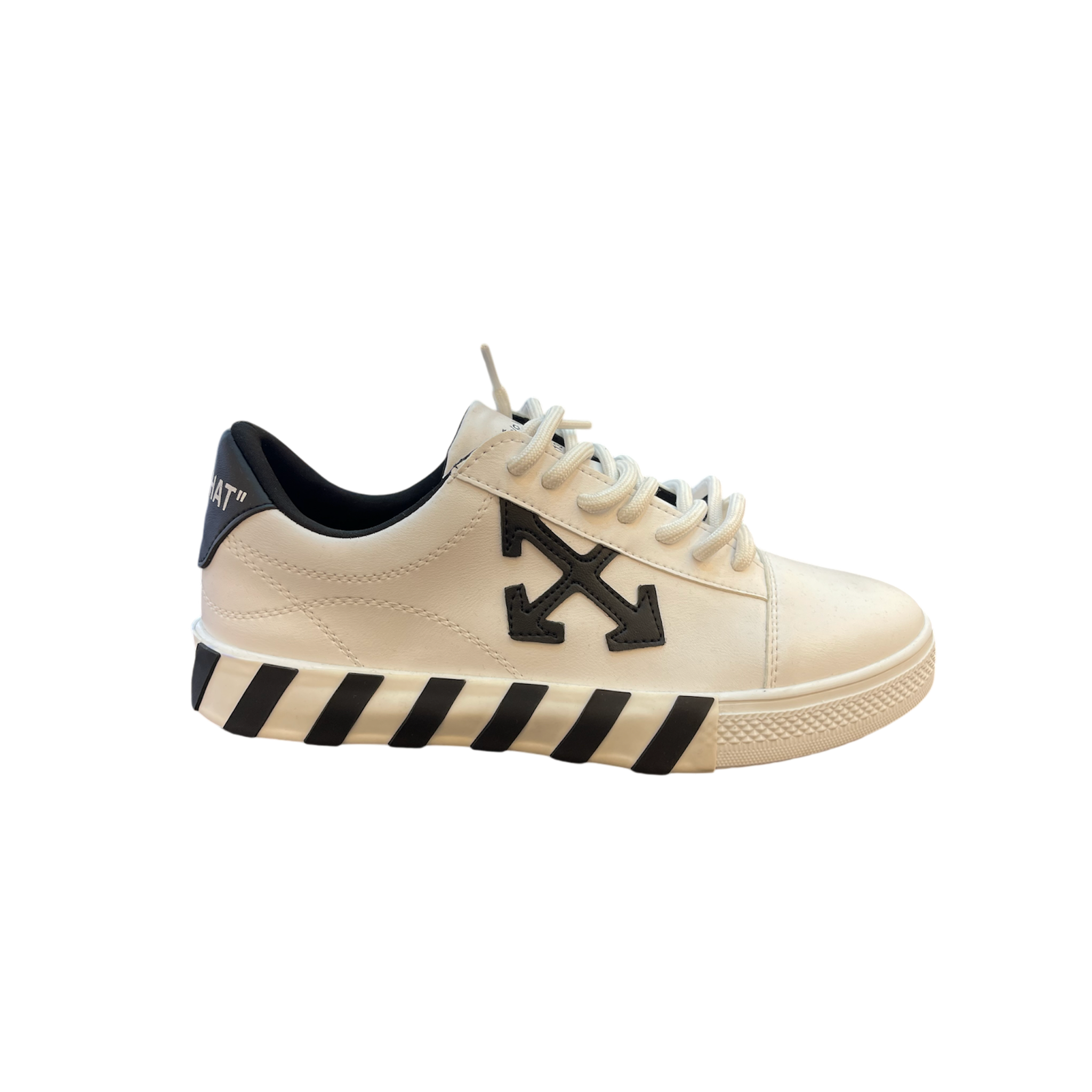 Off White  White Leather Shoes