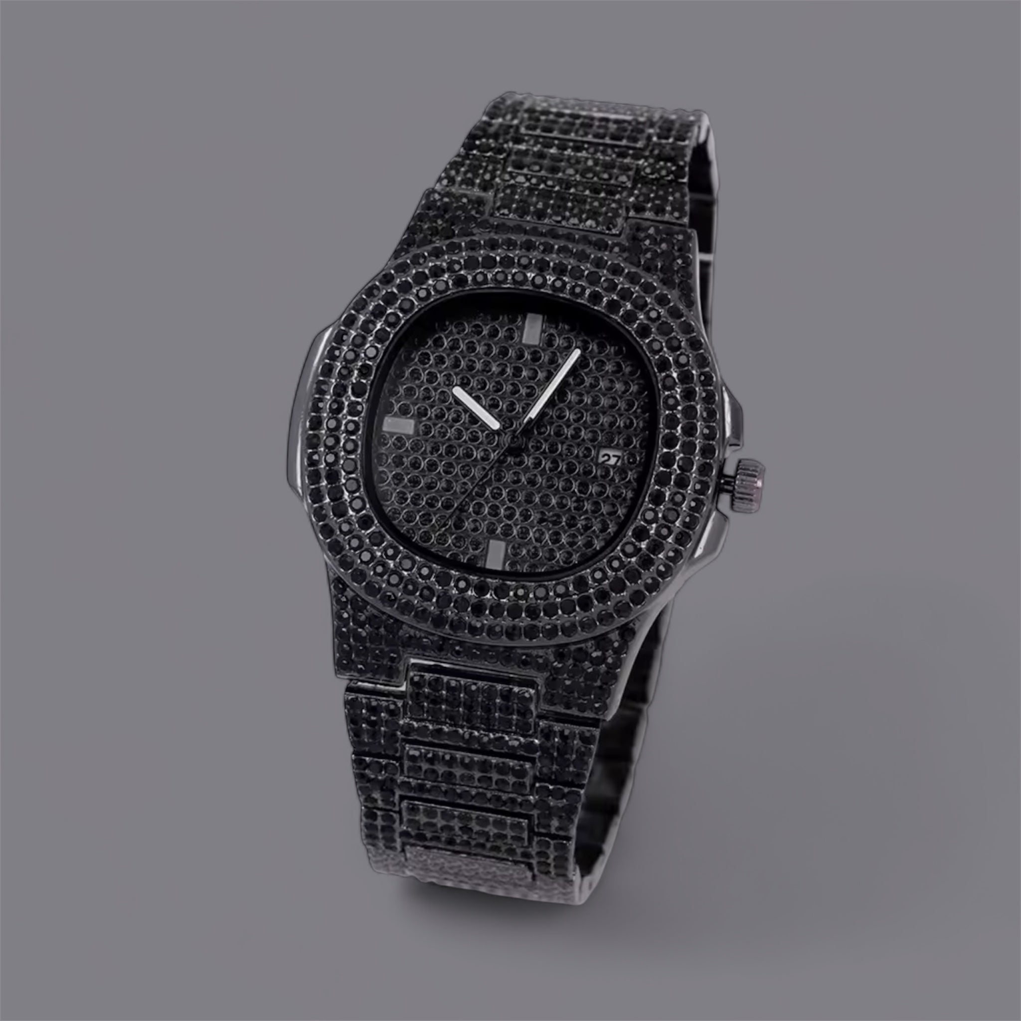 DoceCravo Fully Iced Out Luxury  Watch
