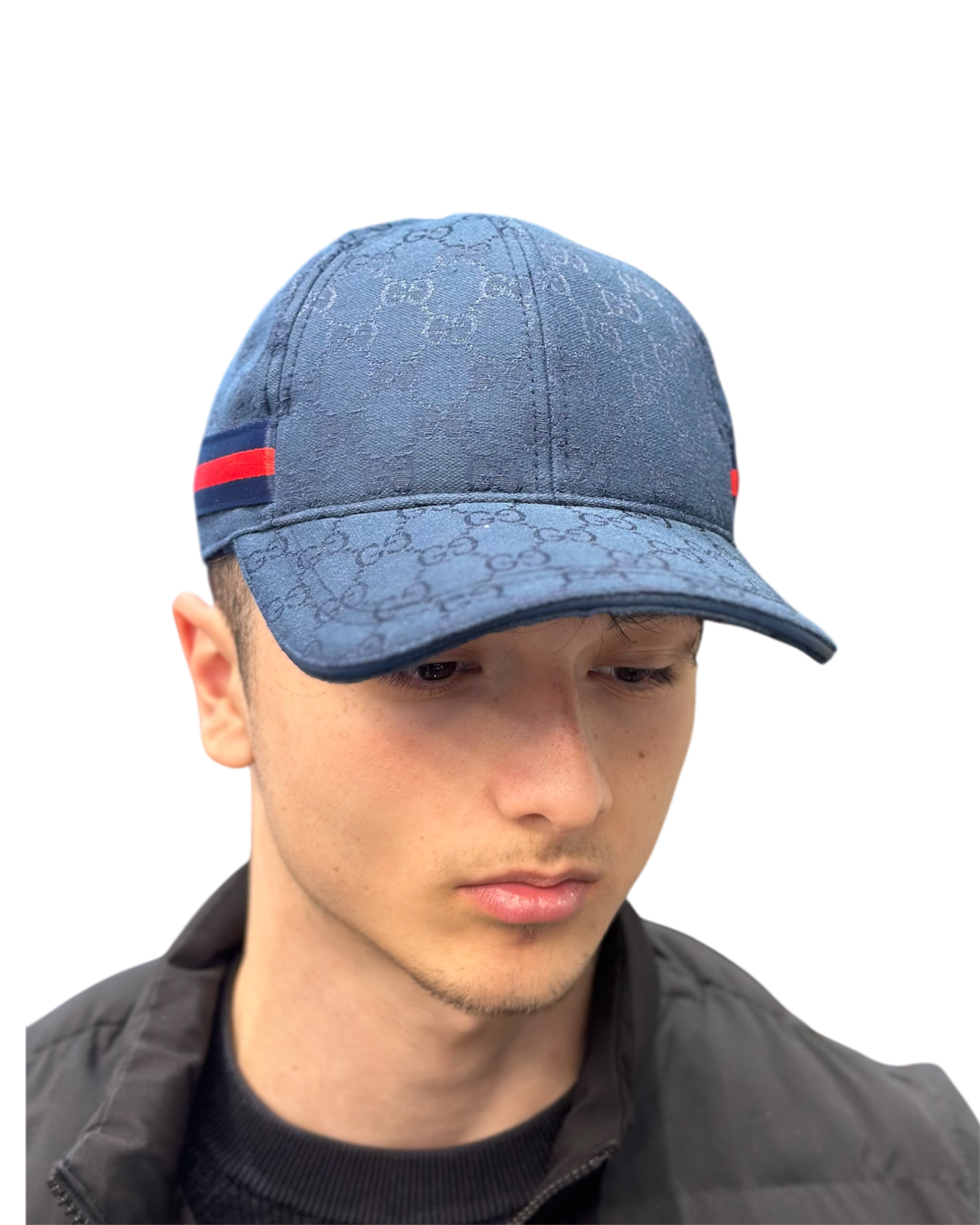 Gucci Navy Blue Hat