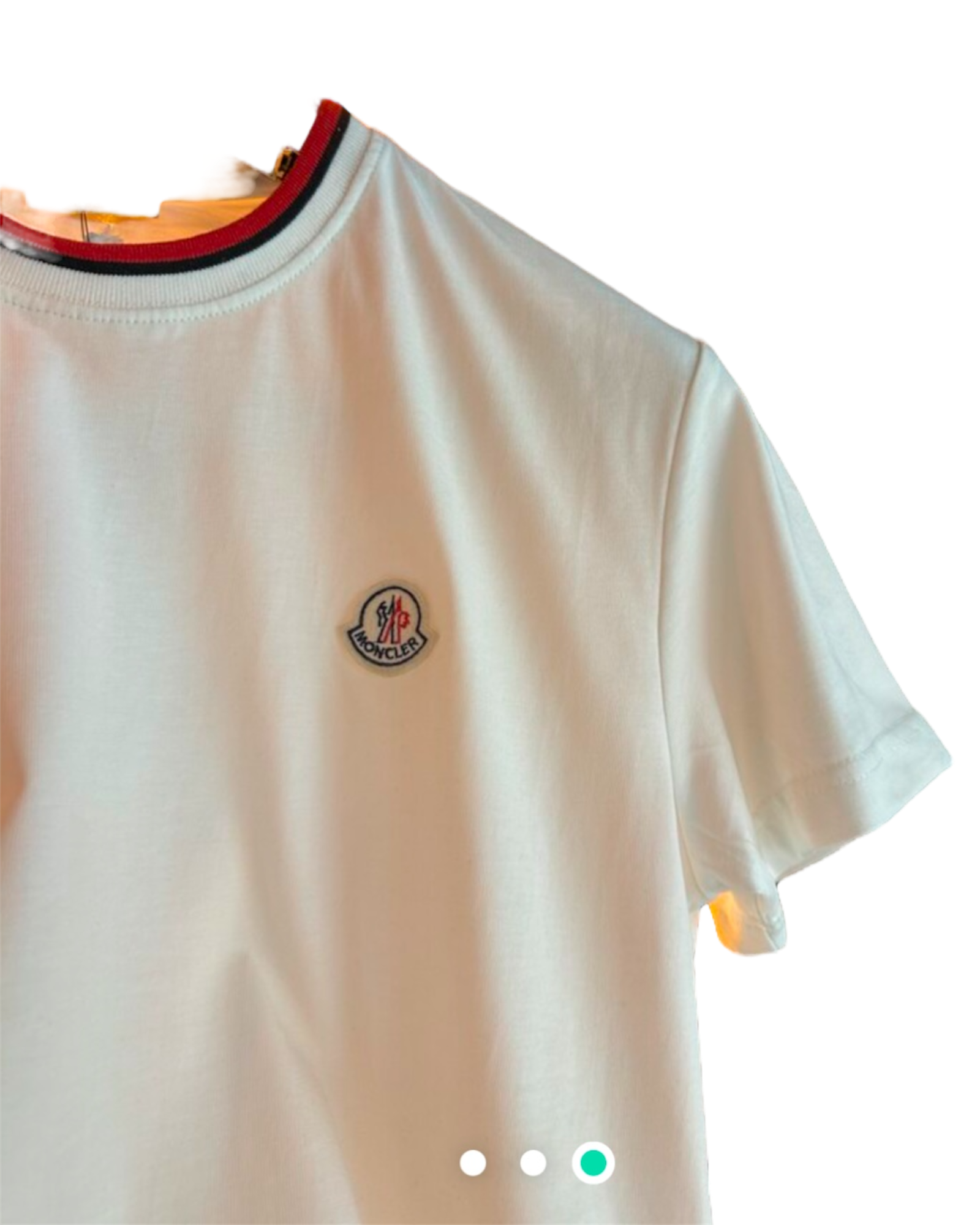 Moncler Black/White T-Shirts