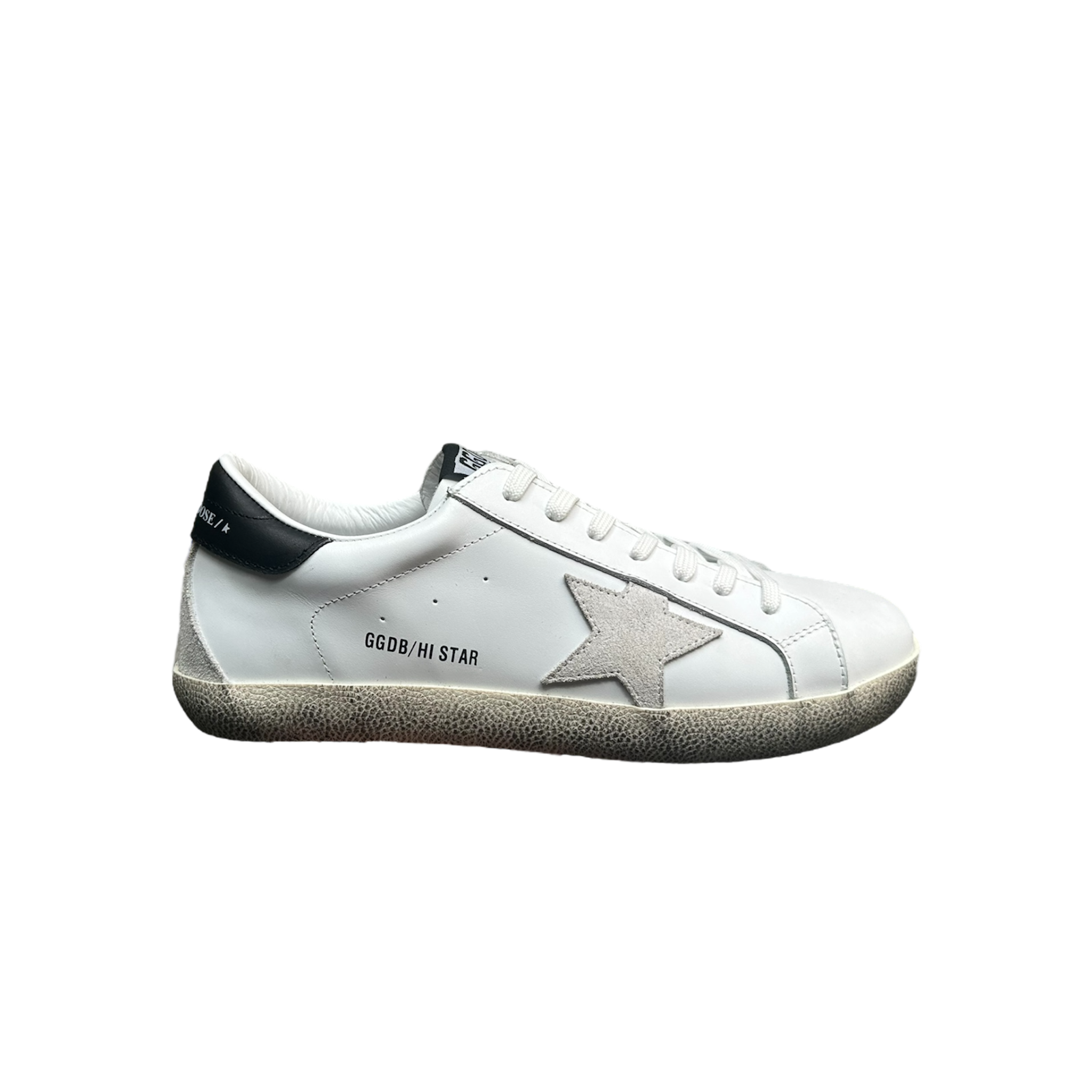 Golden Goose White Leather Shoes