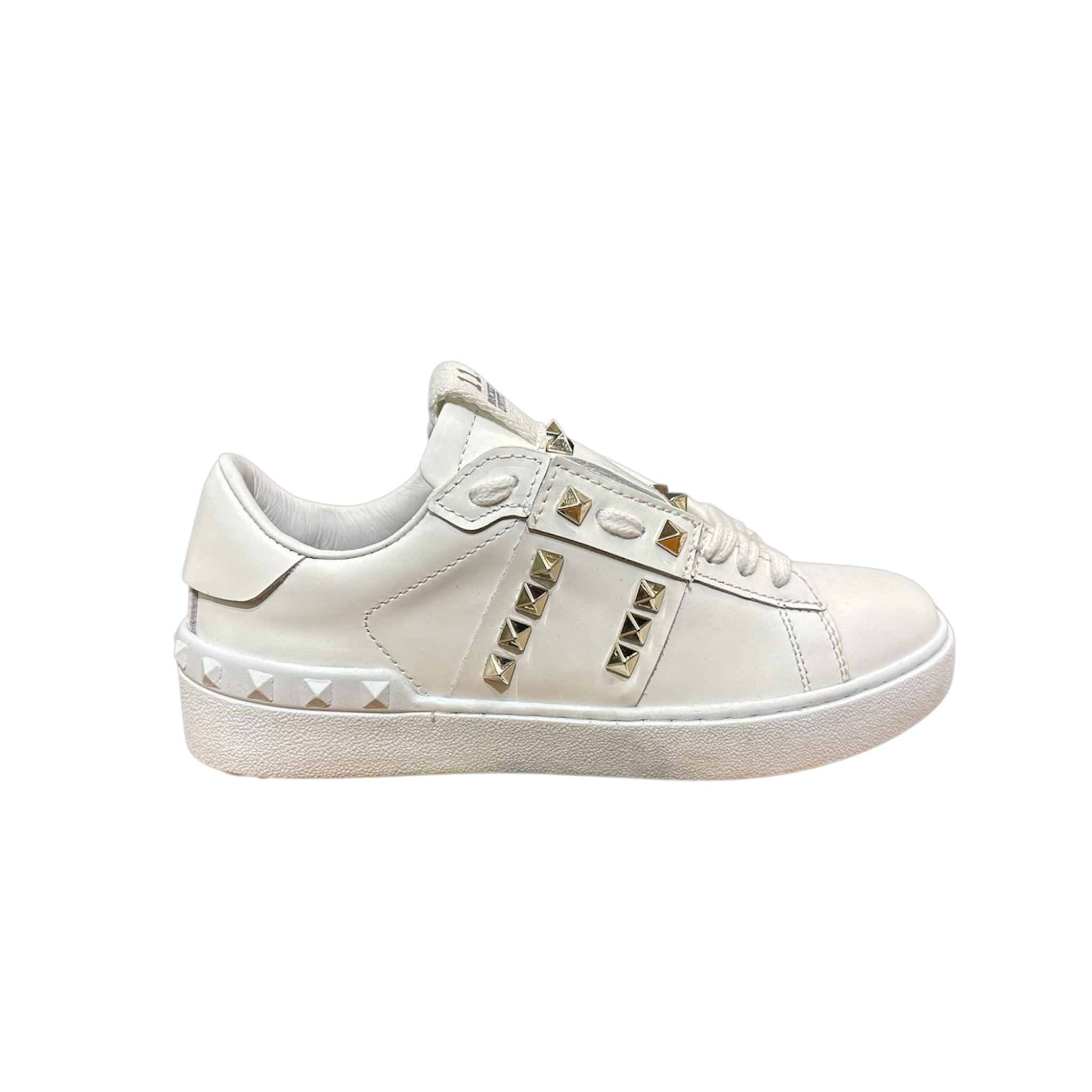 Valentino White Leather Shoes