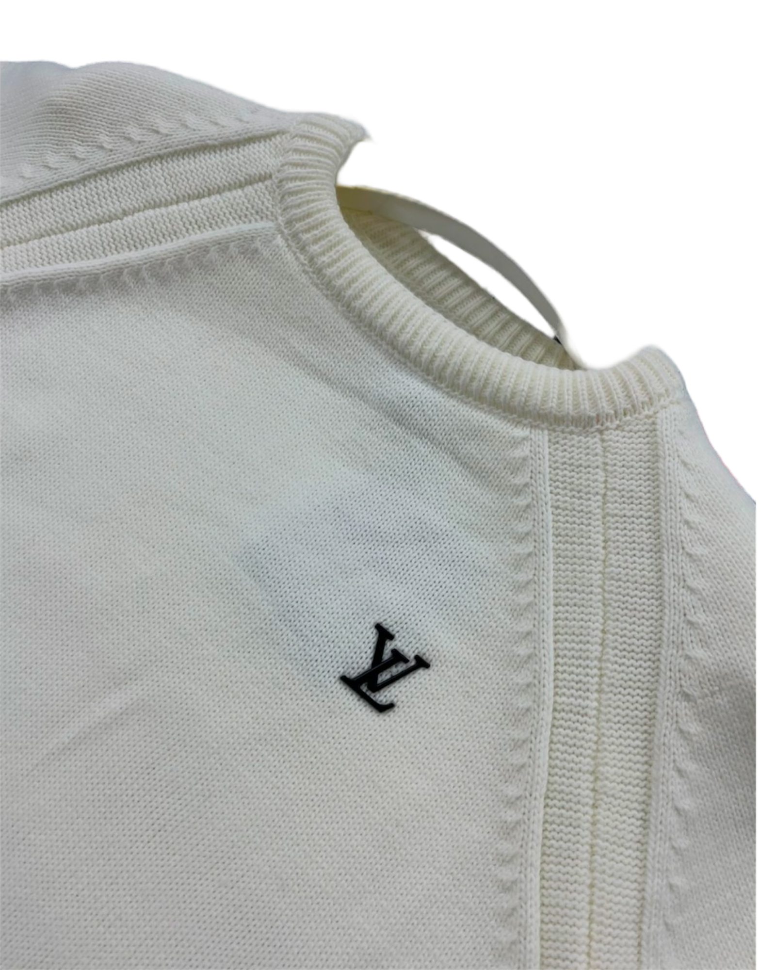 LV White Sweater