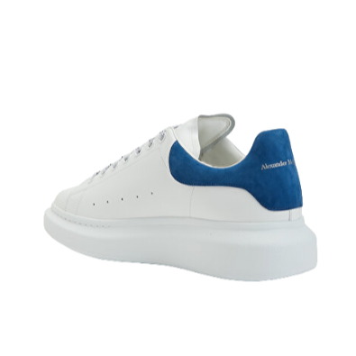 Alexander McQueen  Blue/White Leather Shoes