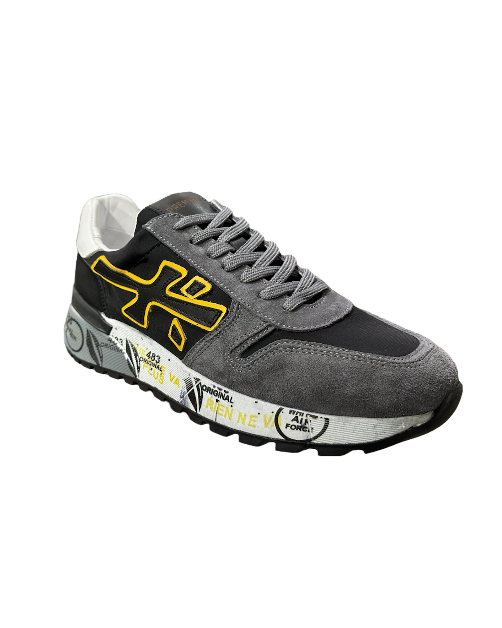 Premiata Gray/Black Shoes