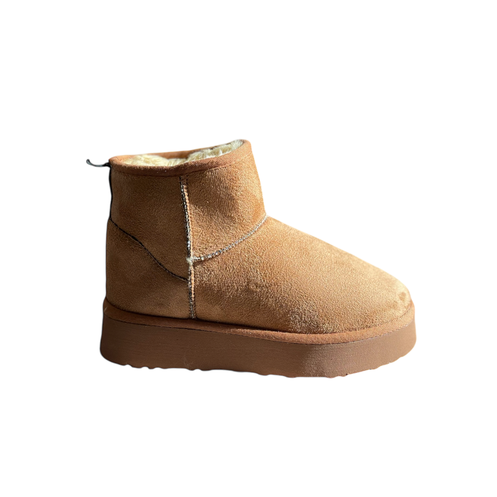 Botas de mujer color tostado