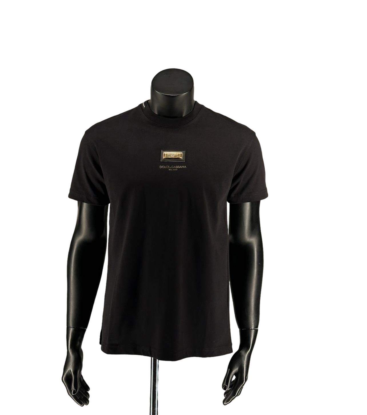 DOLCE&GABBANA Logo Black And White  T-Shirt