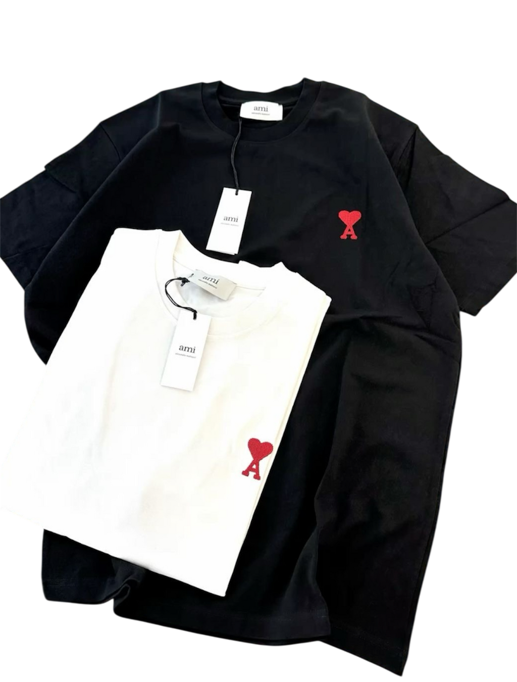 Ami Black And White T-Shirt