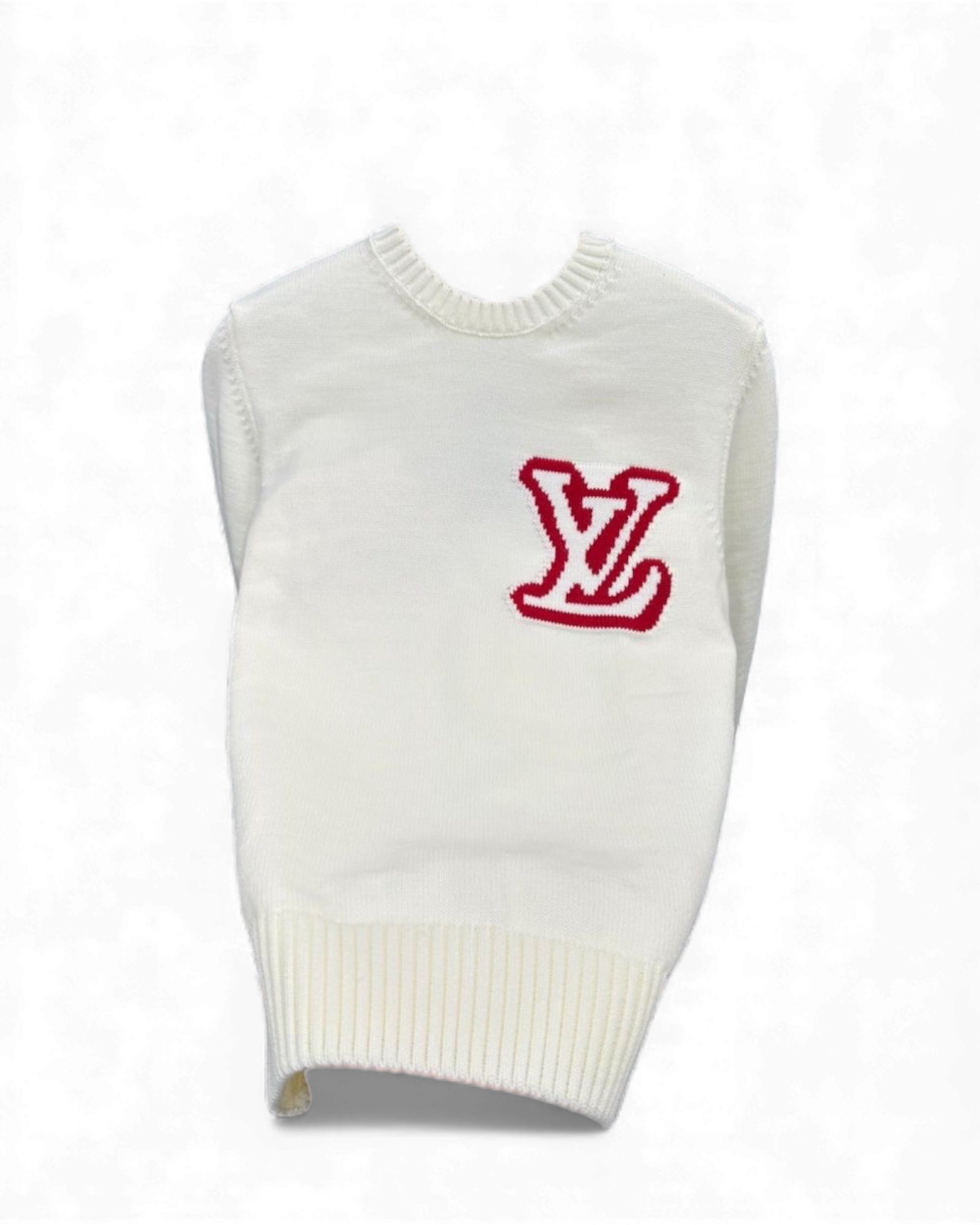LV White Sweater