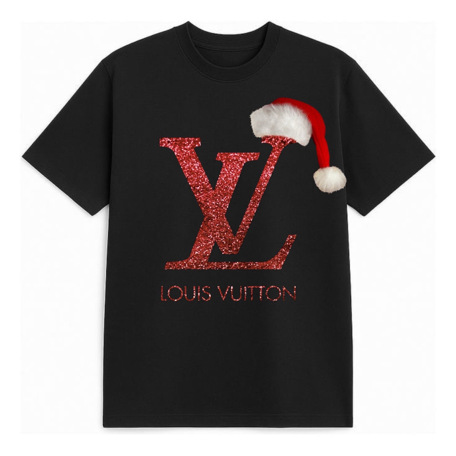 Lv Christmas Black T-Shirt