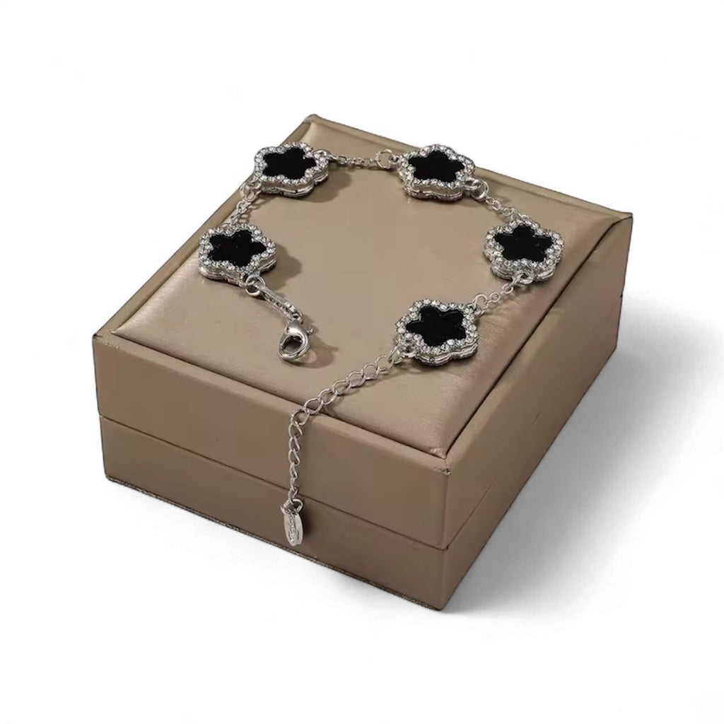 Crystal Clover Bracelet