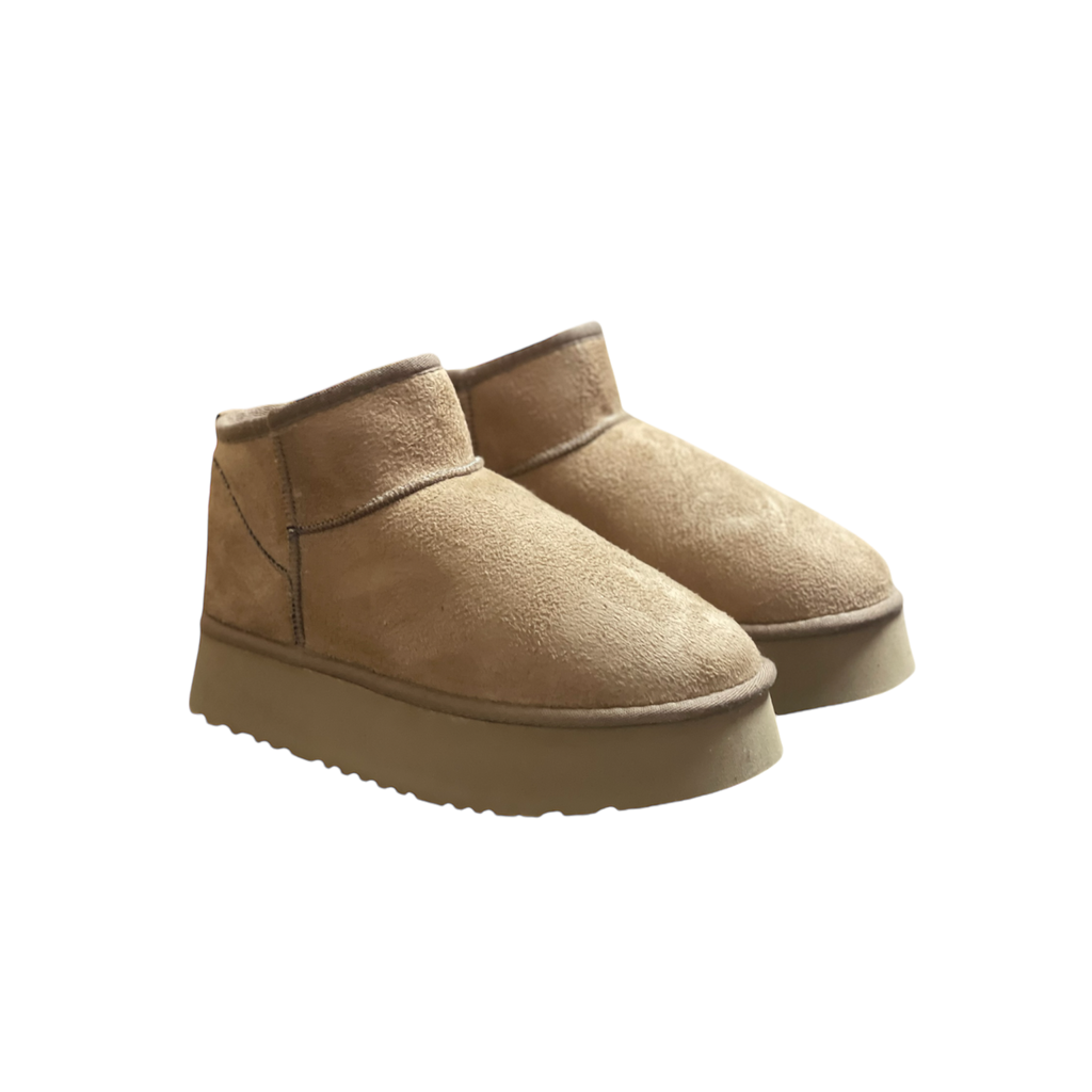 Botas de mujer color visón