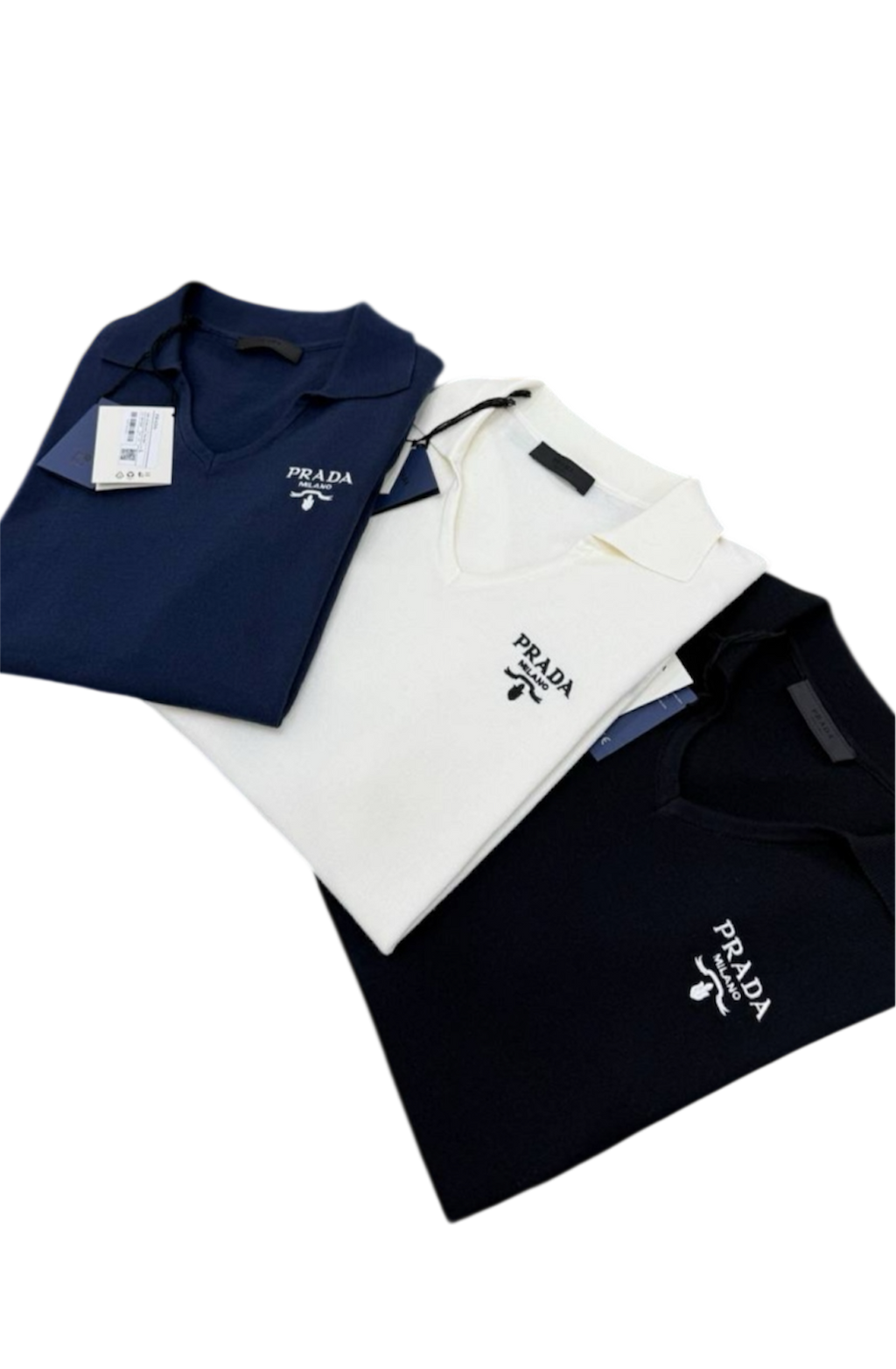 Prada Cashmere Polo Neck Sweater