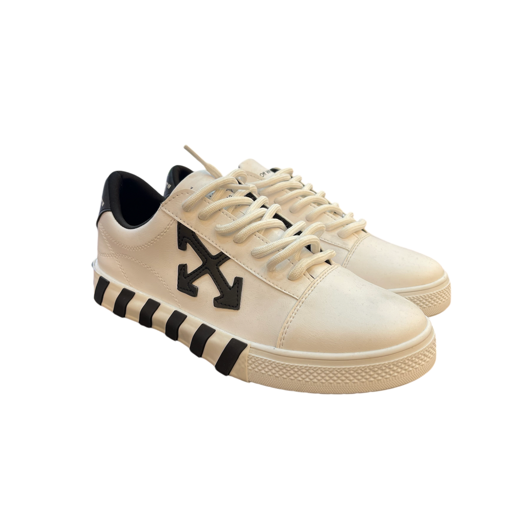 Off White  White Leather Shoes