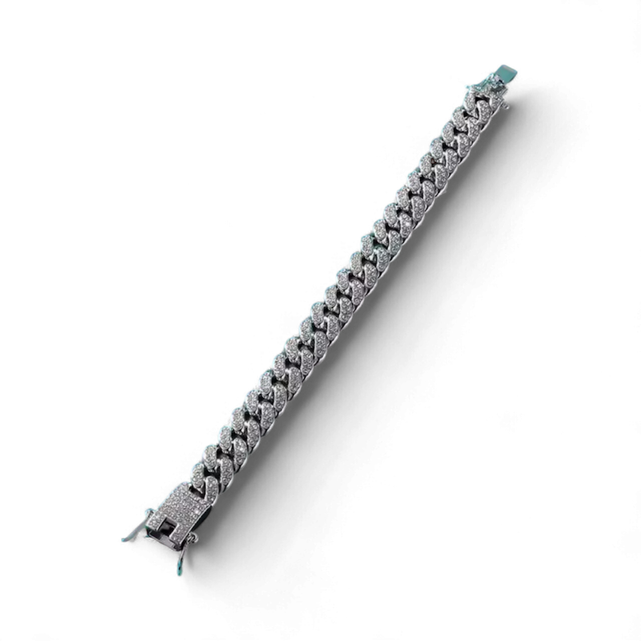 Iced Out Miami Cuban Link Bracelet (Gold & Silver