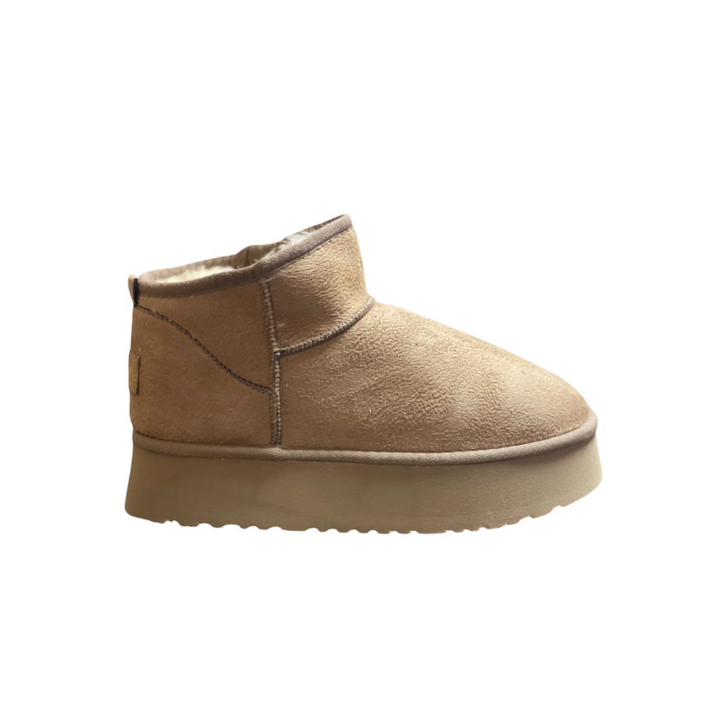 Botas de mujer color visón