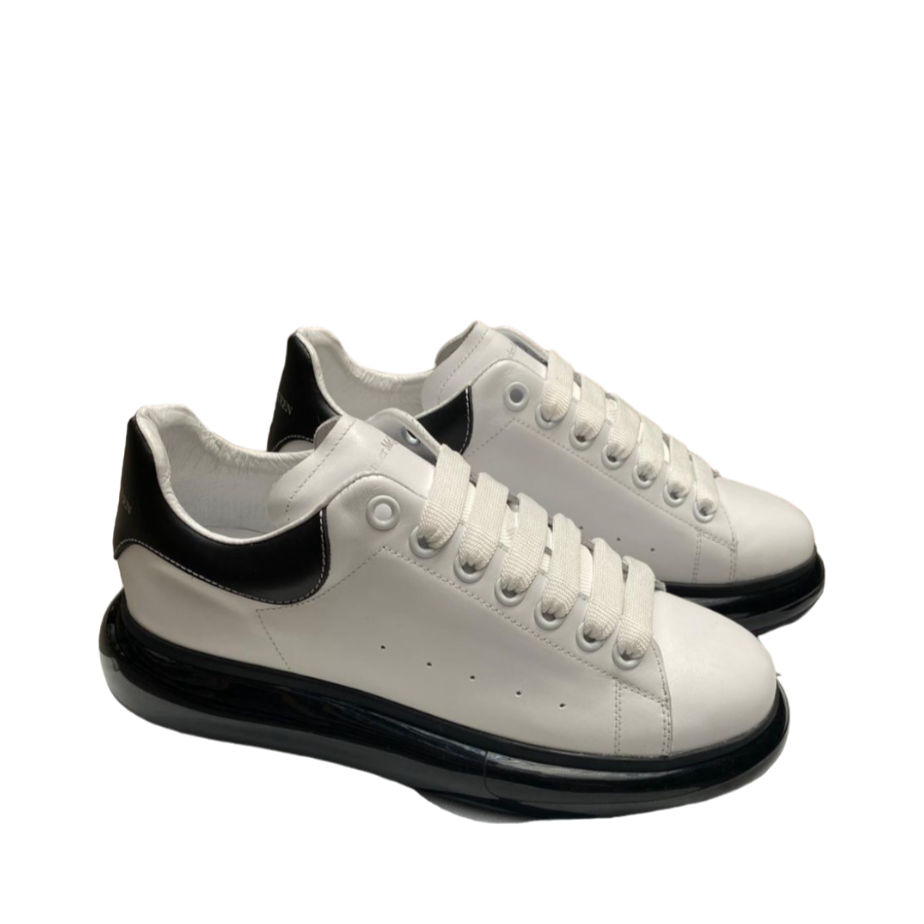 Alexander McQueen White  Leather Shoes