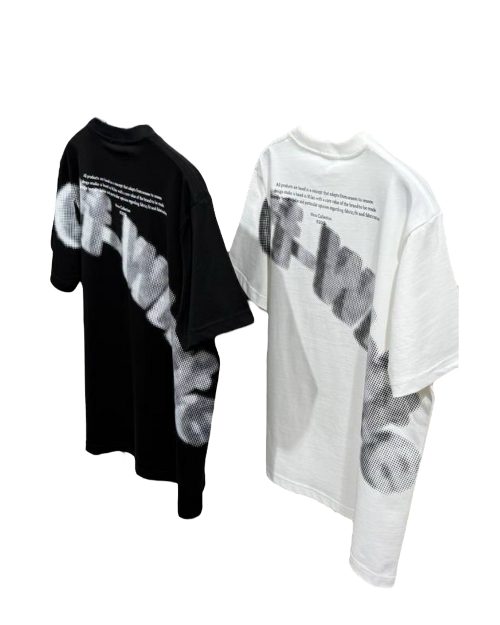 Off White Black And White T-Shirts