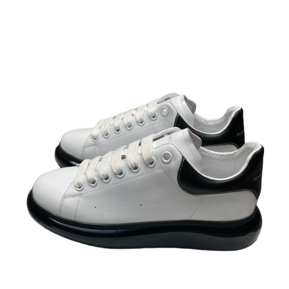 Alexander McQueen White  Leather Shoes