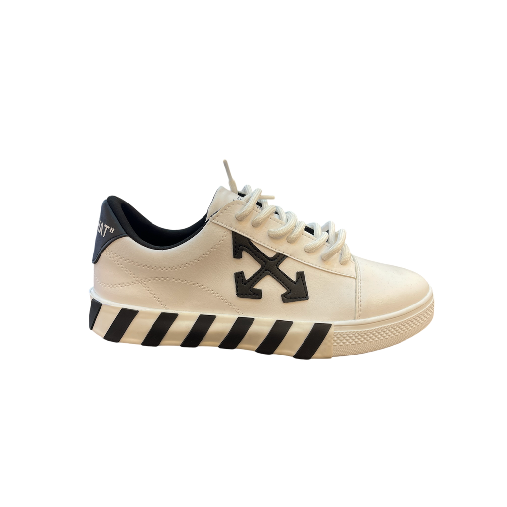 Off White  White Leather Shoes