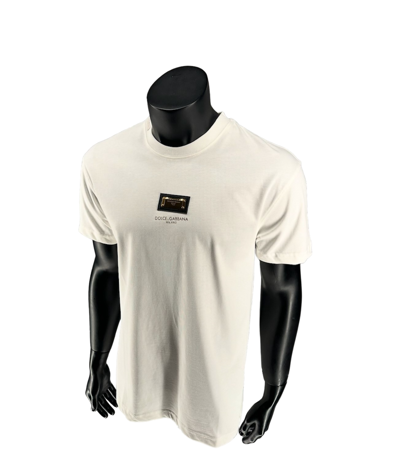 DOLCE&GABBANA Logo Black And White  T-Shirt