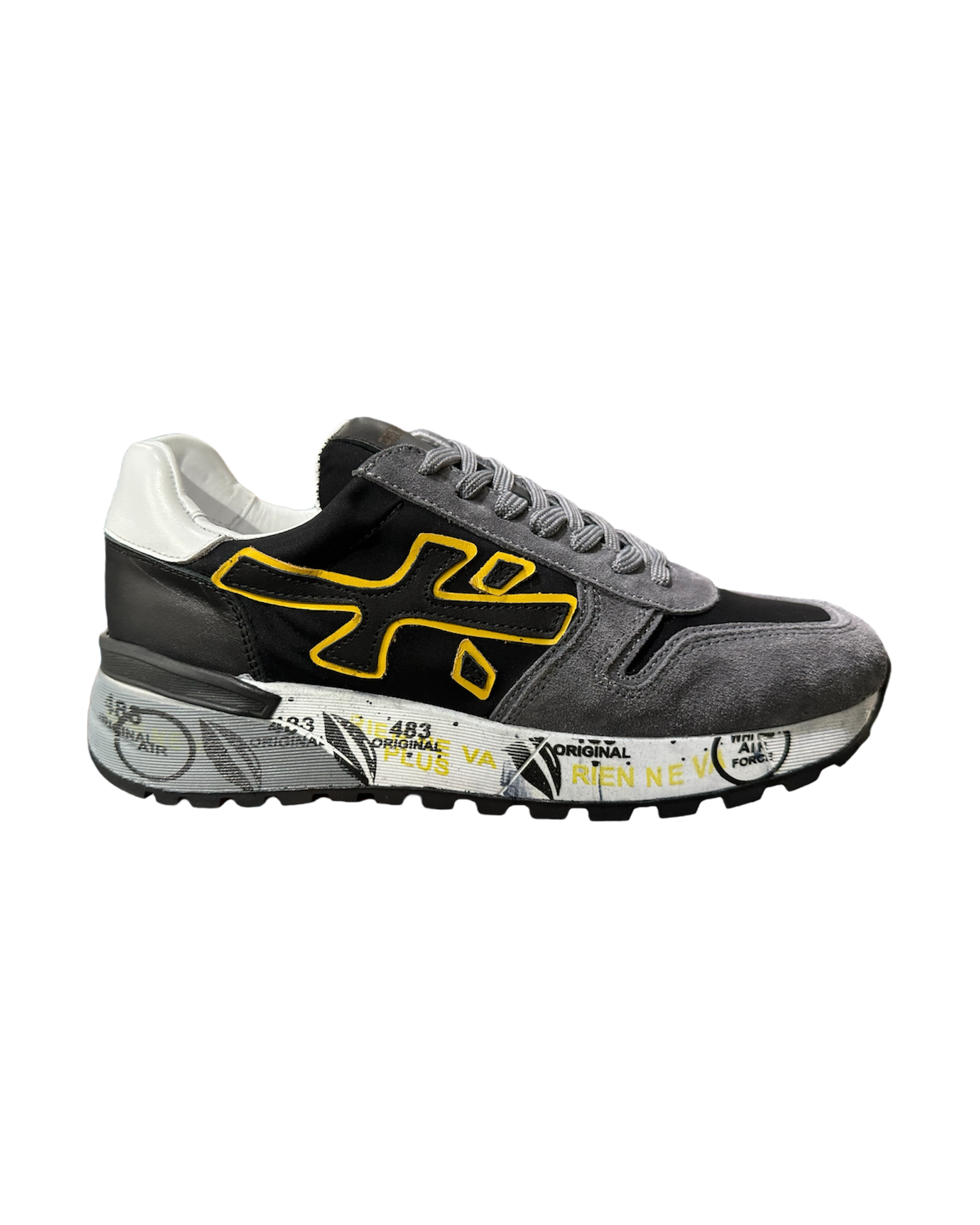 Premiata Gray/Black Shoes