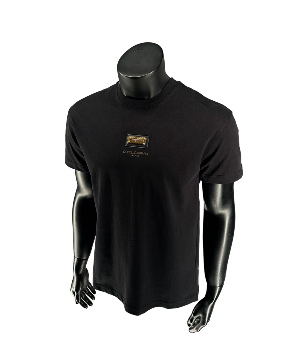 DOLCE&GABBANA Logo Black And White  T-Shirt