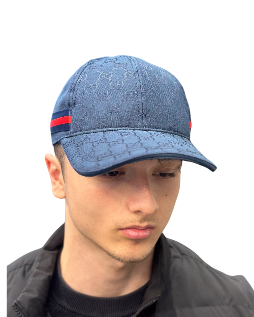 Gucci Navy Blue Hat