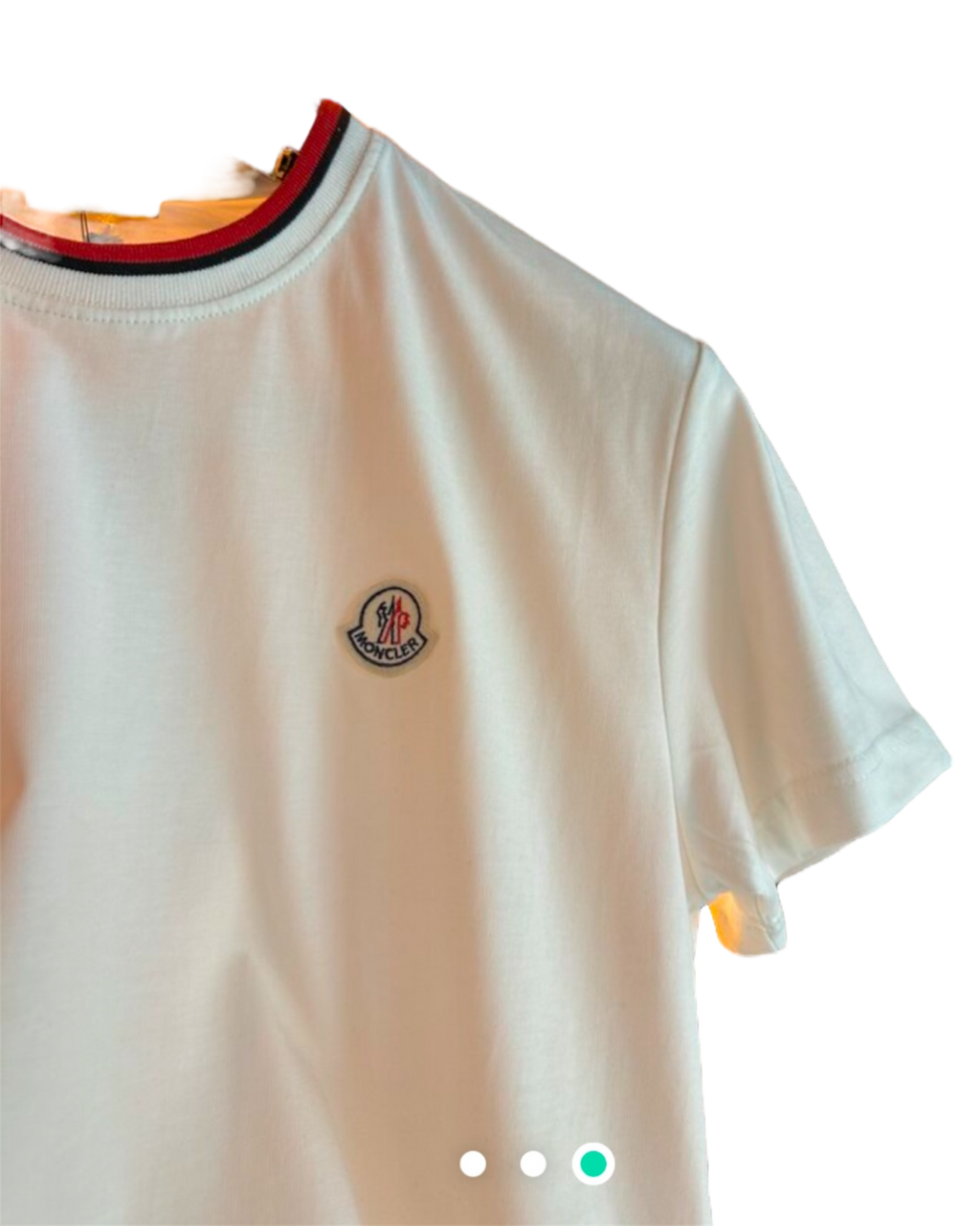 Moncler Black/White T-Shirts