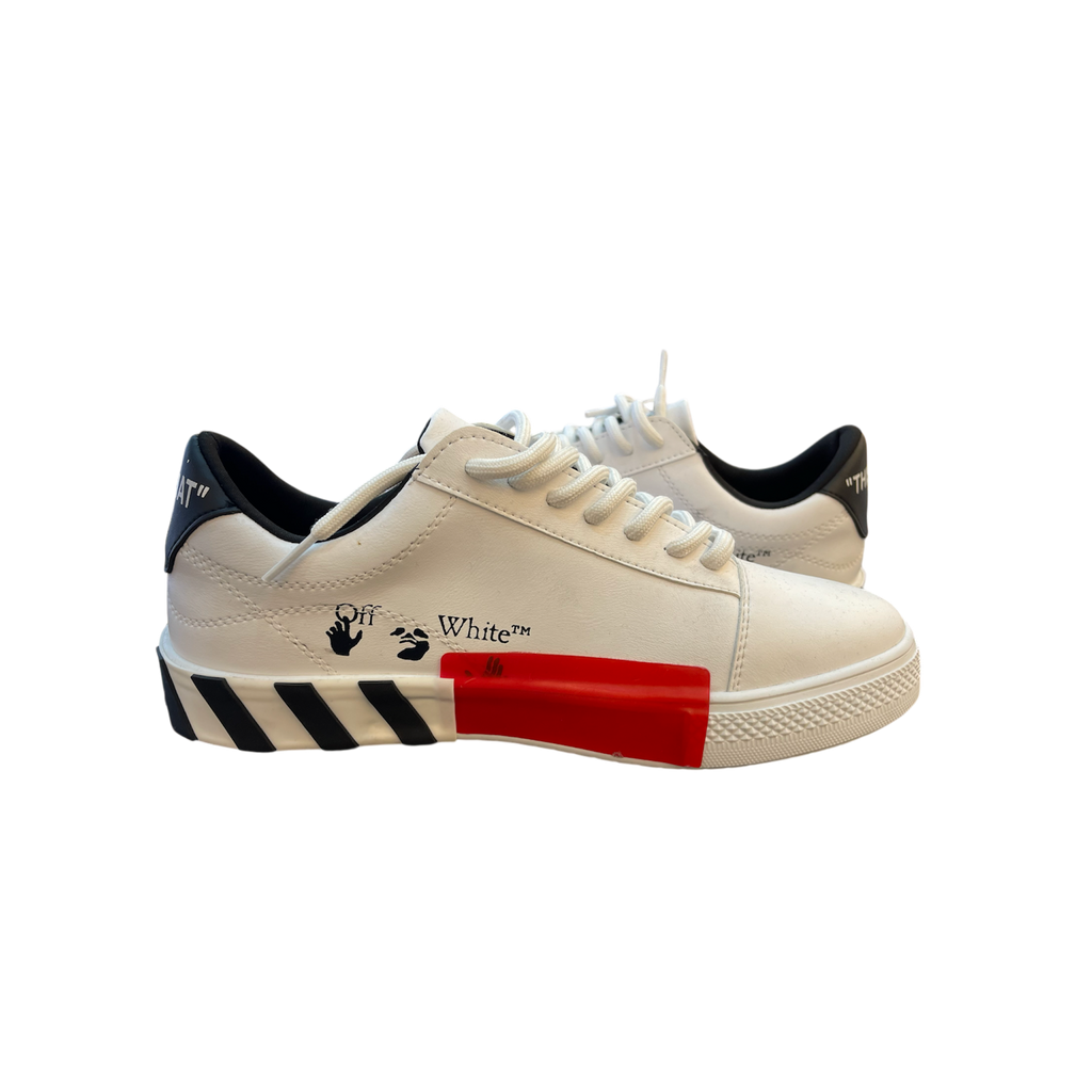 Off White  White Leather Shoes