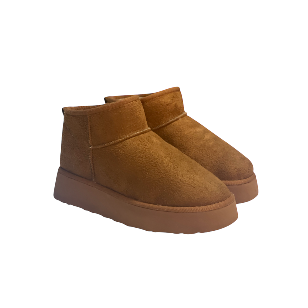 Botas de mujer color tostado