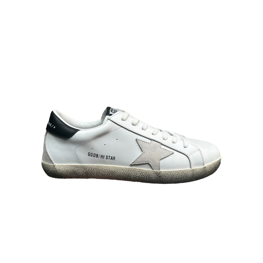Golden Goose White Leather Shoes