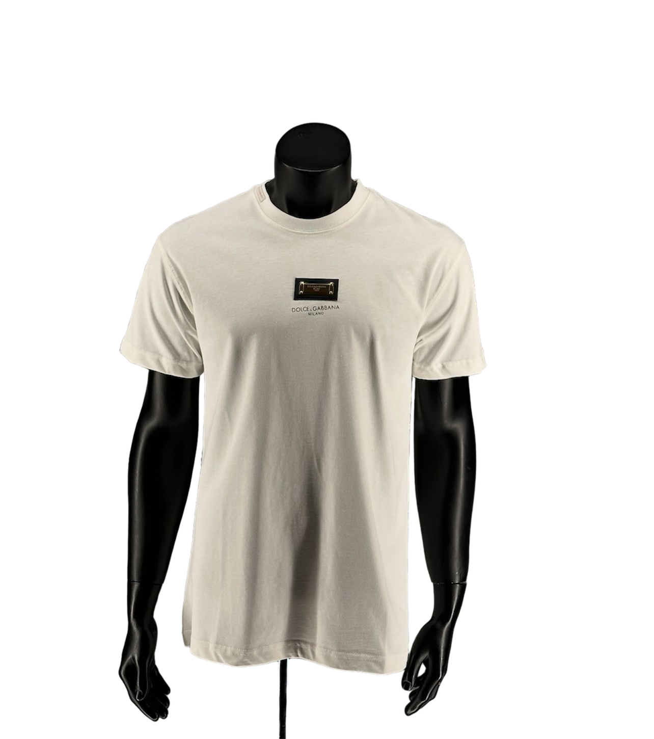 DOLCE&GABBANA Logo Black And White  T-Shirt