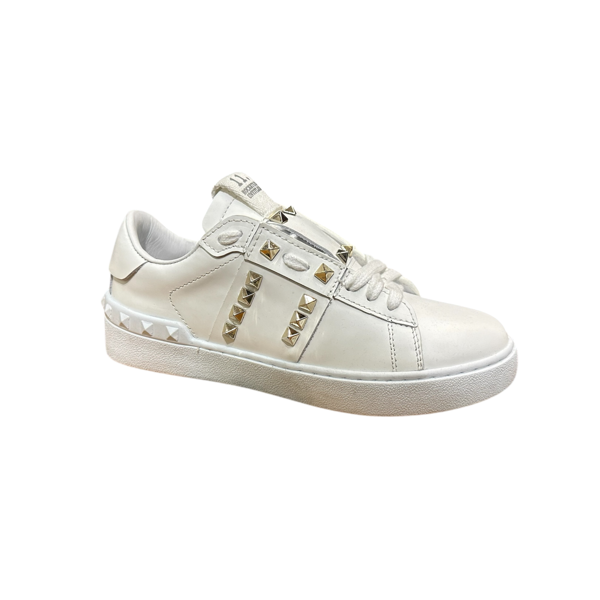 Valentino White Leather Shoes