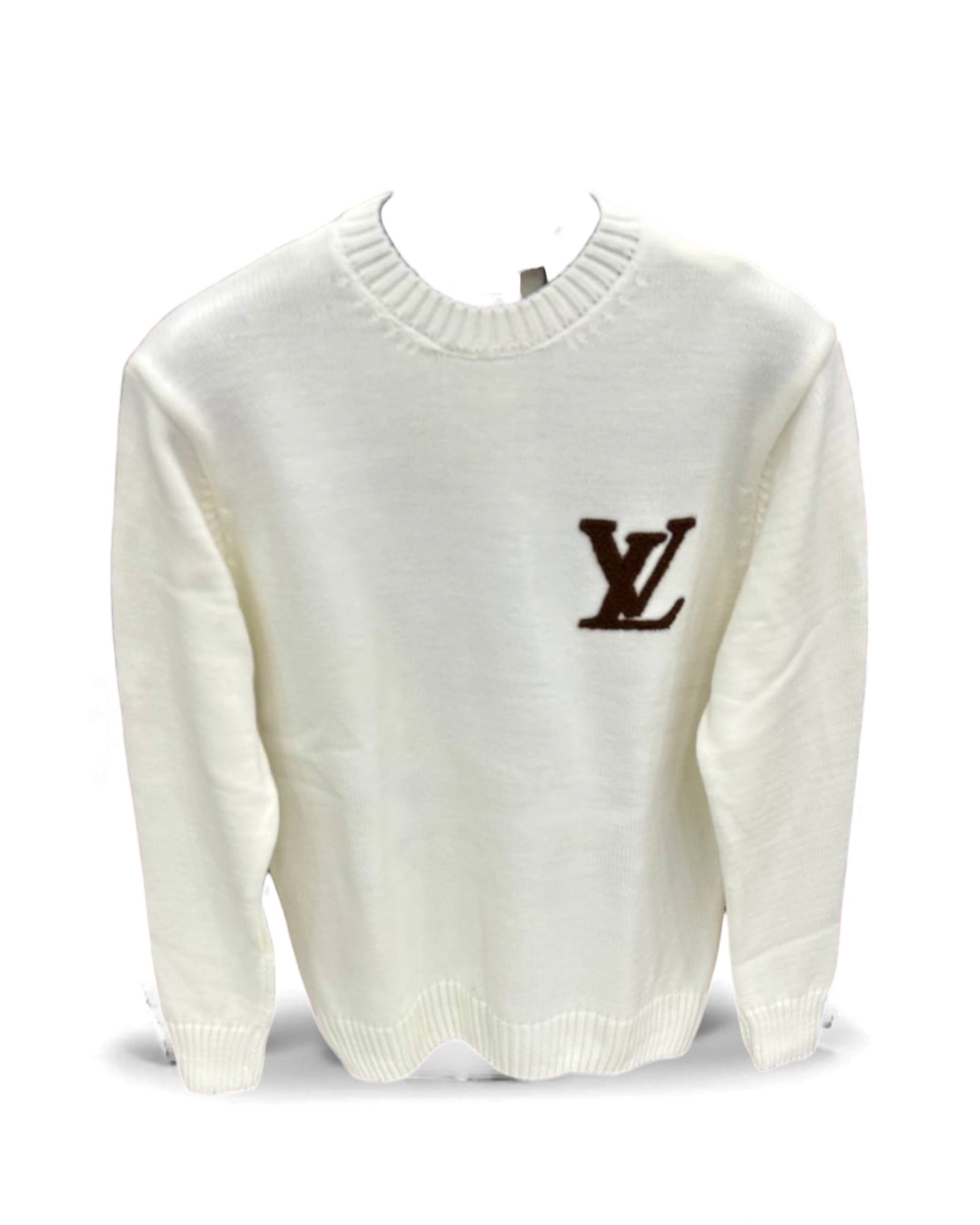 LV White Sweater