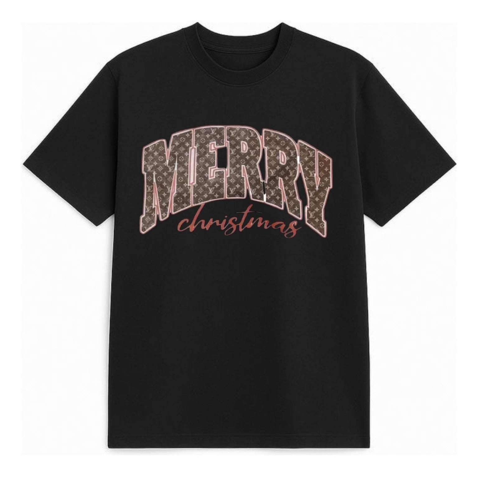 Lv Christmas Black T-Shirt