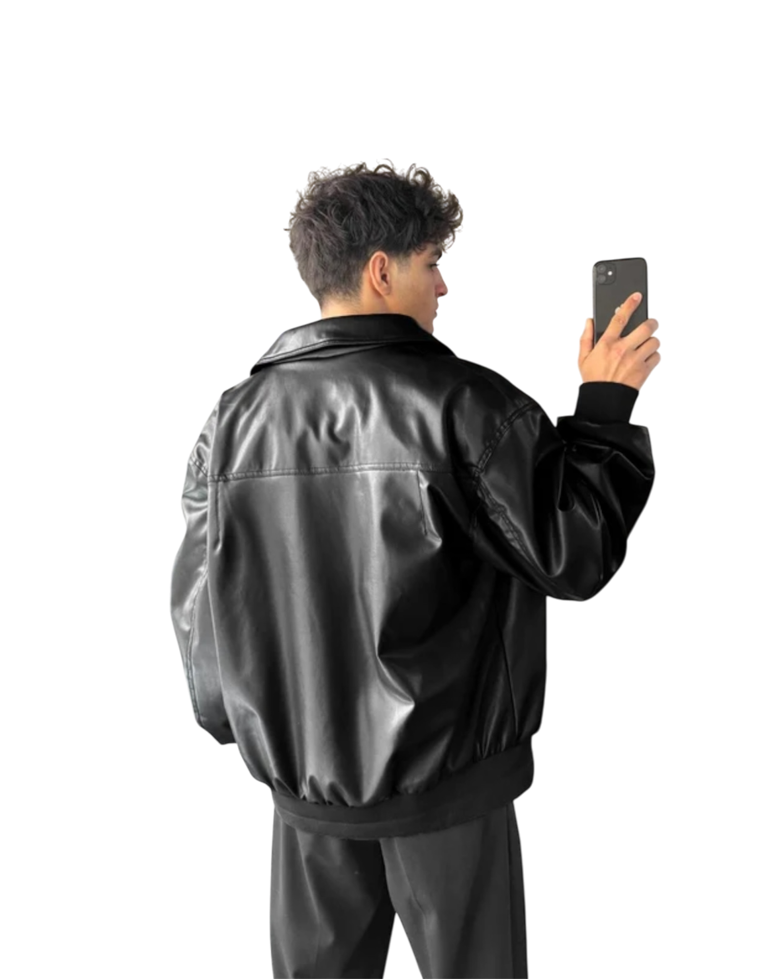 DoceCravo Basic Leather Jacket