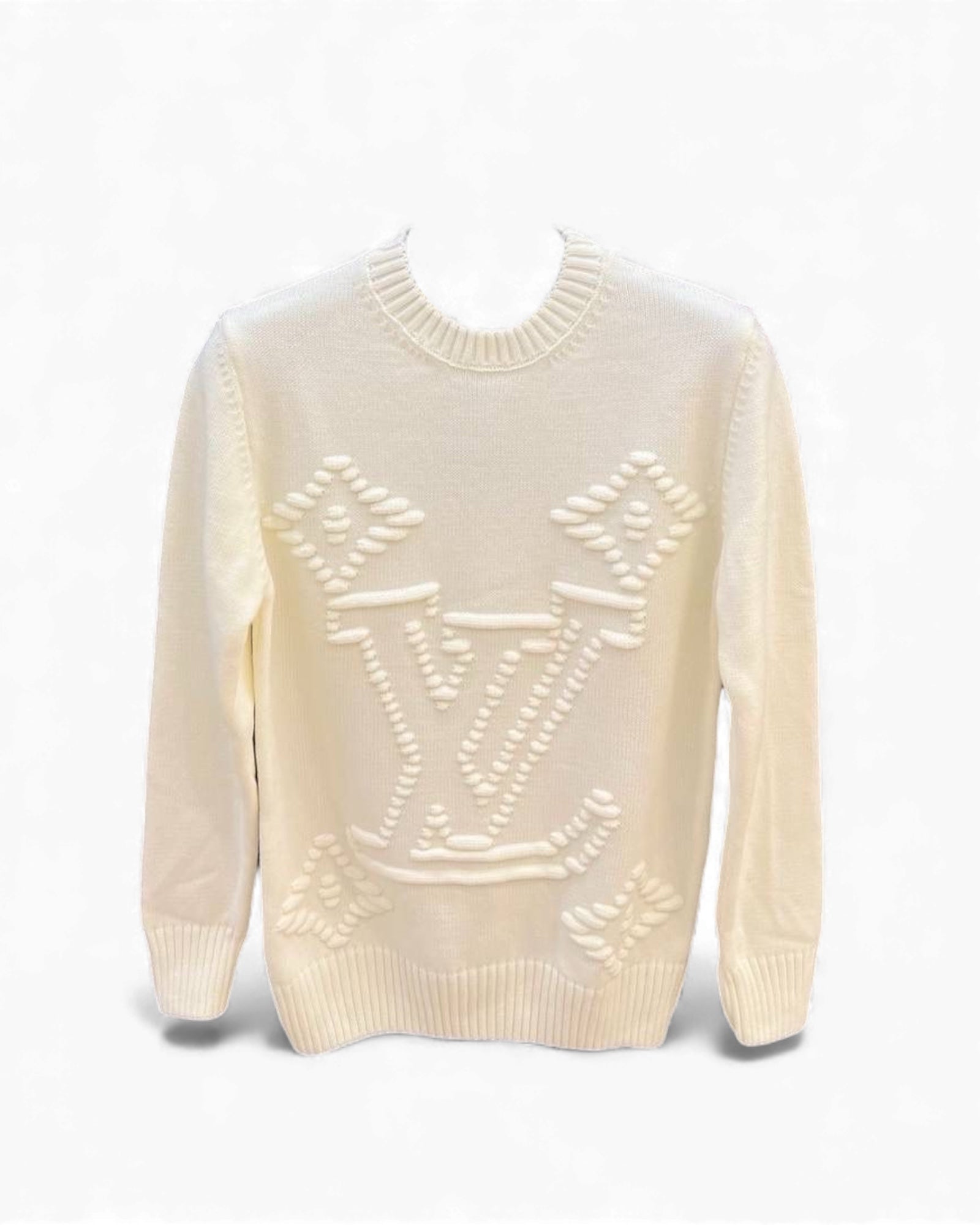 LV White Sweater