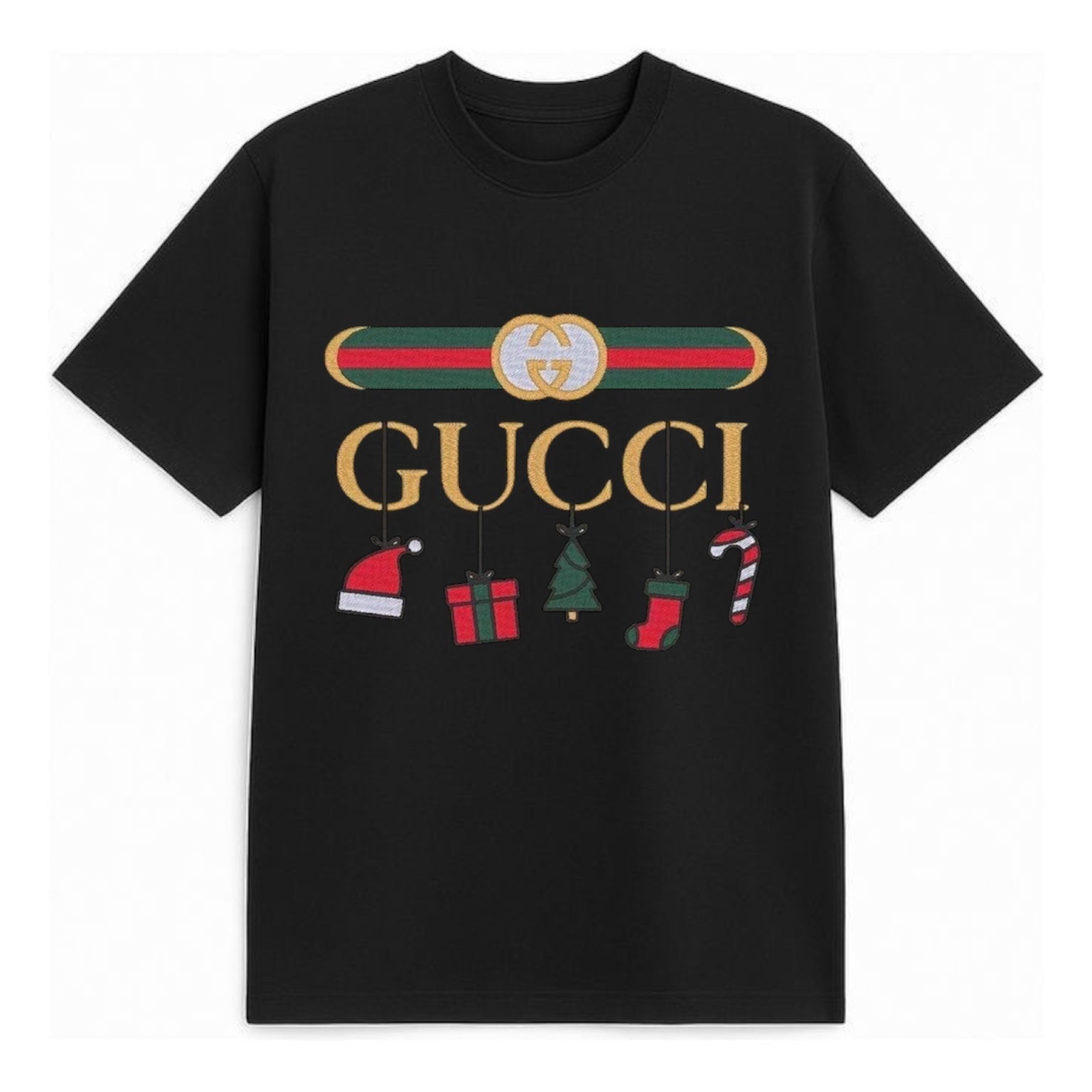 Gucci Christmas Black T-Shirt