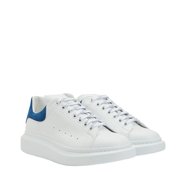 Alexander McQueen  Blue/White Leather Shoes