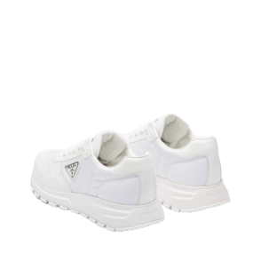 Prada Re-Nylon and Leather White  Sneakers