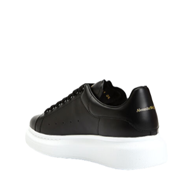 Alexander McQueen Black/White Leather Shoes